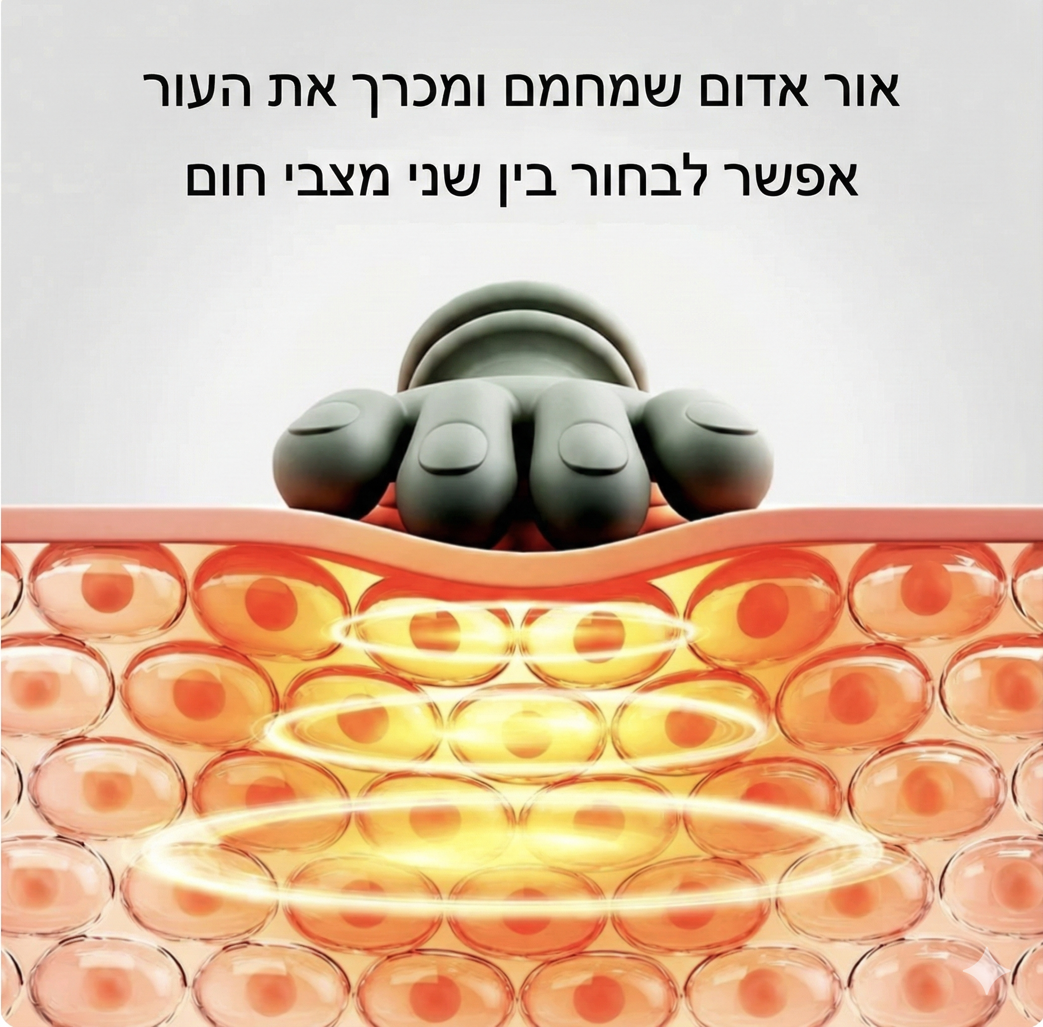 RoseBeam מסז'ר שמרגיש כמו ידיים אמיתיות